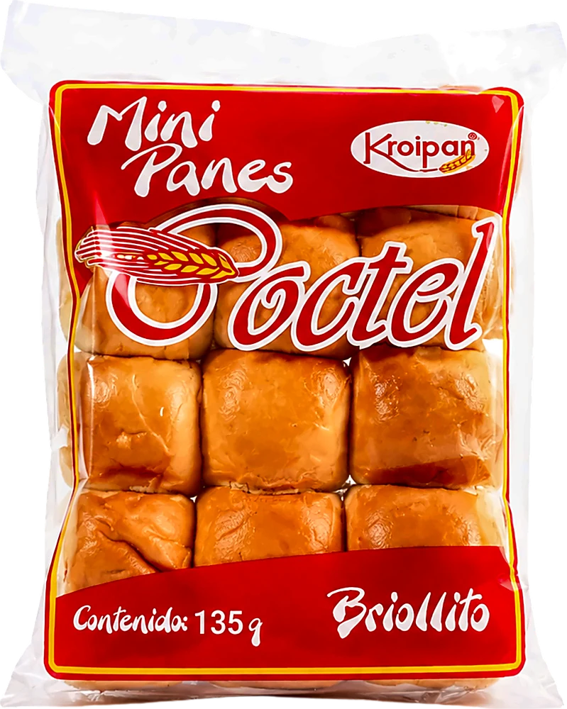 Empaque plástico para Mini Panes Cóctel Kroipan