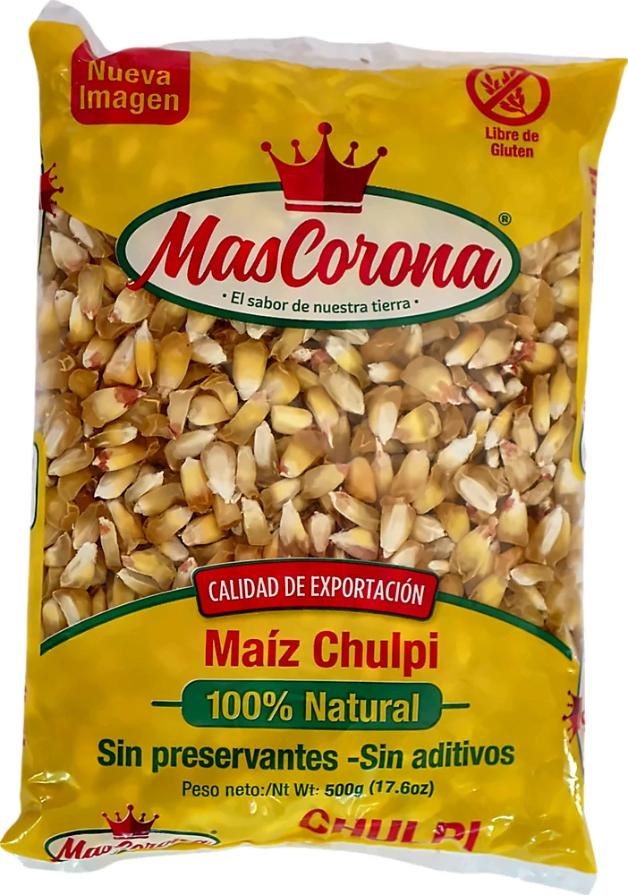Empaque plástico para Maíz Chulpi MasCorona