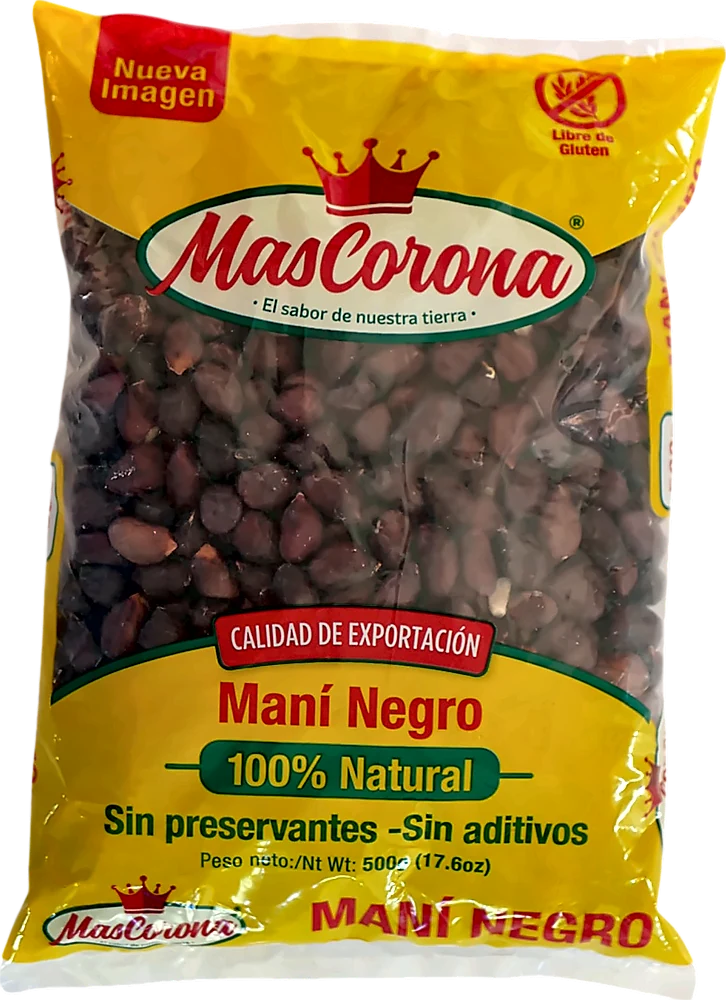 Empaque plástico para Maní Negro MasCorona