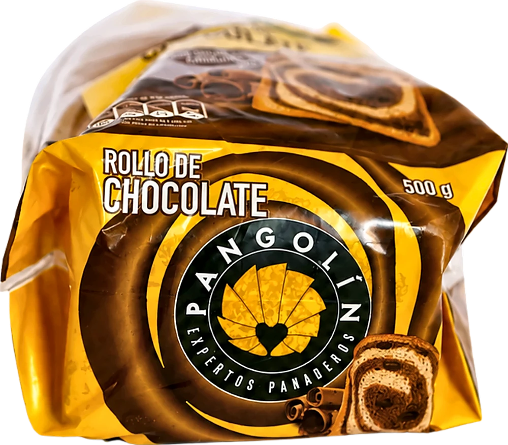 Empaque plástico para Rollo de chocolate 500 g Pangolín
