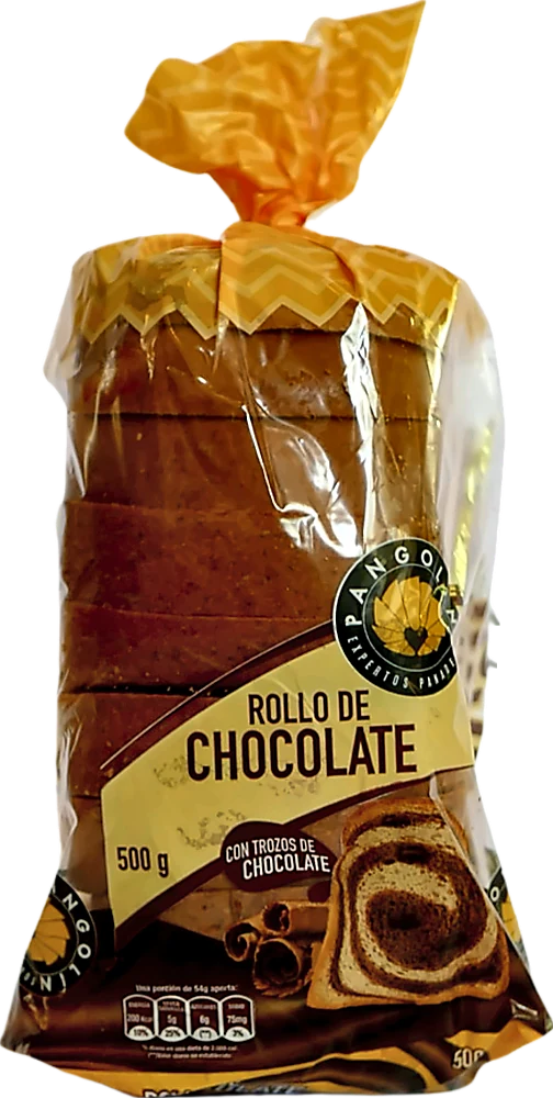 Empaque plástico para Rollo de chocolate Pangolín